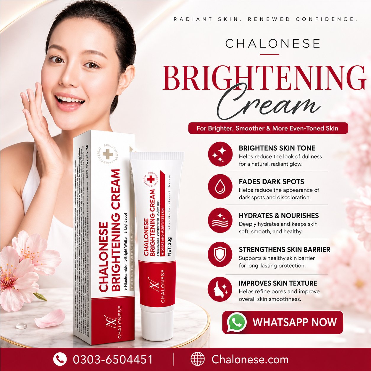 Chalonese Intensive Brightening Hydrating Facial Cream